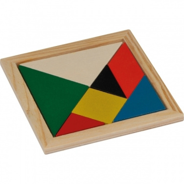 Logo trade corporate gifts picture of: Wooden puzzle PORTO