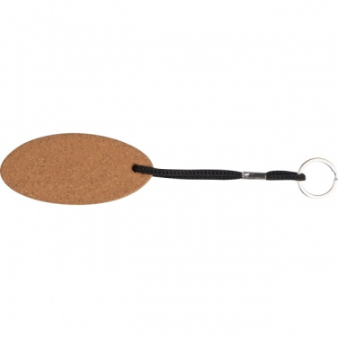 Logotrade promotional item picture of: Cork keyring ROSKILDE