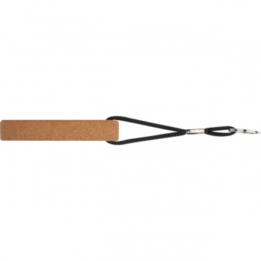 Logotrade promotional product picture of: Cork keyring ROSKILDE