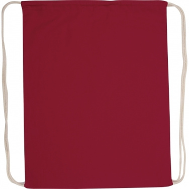 Logotrade promotional merchandise image of: Cotton gym bag BUDAPEST