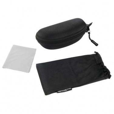 Logo trade promotional gifts image of: Case for sunglasses ARKANSAS Schwarzwolf