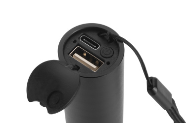 Logotrade promotional giveaway picture of: Flashflight ZAGROS Schwarzwolf