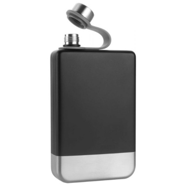 Logotrade promotional gift image of: Hip flask set TAHAT Schwarzwolf