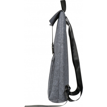Logo trade advertising products picture of: RPET Felt Backpack BIRMINGHAM