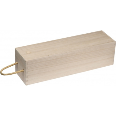 Logo trade promotional products image of: Wine box DAVENPORT