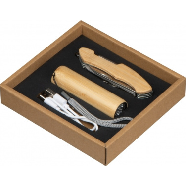 Logotrade promotional gifts photo of: Set Torch and pocket knife OLDHAM