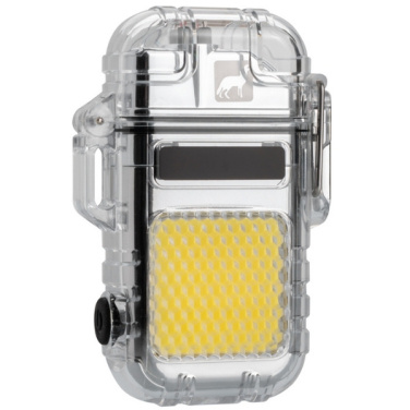 Logo trade advertising product photo of: Electrical lighter CALBUCO Schwarzwolf