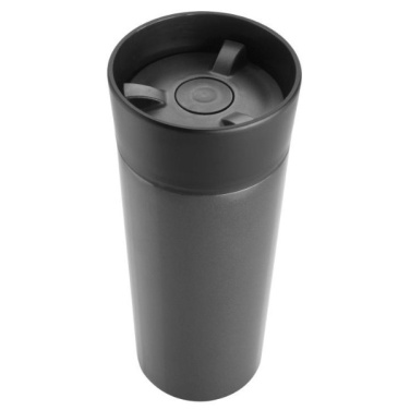 Logo trade business gift photo of: Thermo mug ARANSOL 300 ml Schwarzwolf