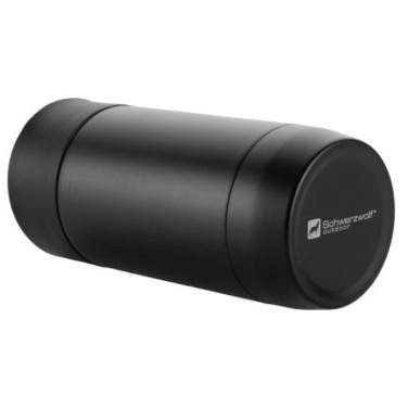 Logo trade promotional gift photo of: Thermo mug ADRASAN 240 ml Schwarzwolf