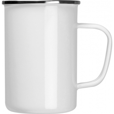 Logotrade promotional giveaway image of: Enamel cup Adelaine