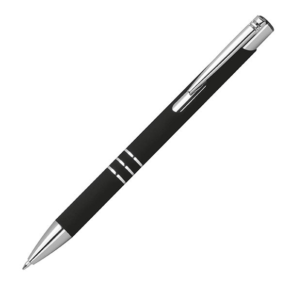 Logotrade corporate gift picture of: Semi gel pen soft touch DUNMORE