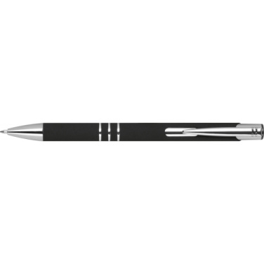 Logo trade promotional product photo of: Semi gel pen soft touch DUNMORE