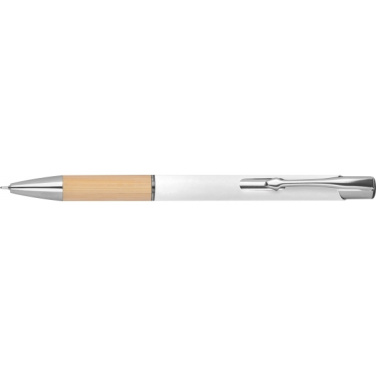 Logo trade promotional merchandise image of: Recycled ballpoint pen Naples