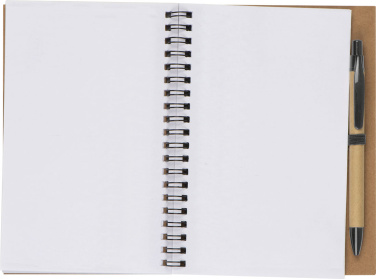 Logo trade promotional giveaways image of: Spiral notebook Ravenna