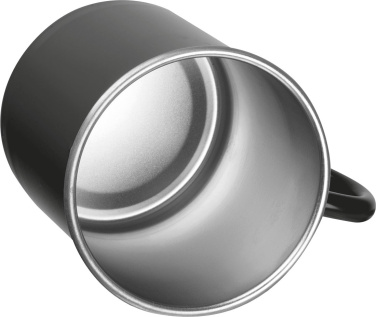 Logo trade corporate gifts image of: Steel cup Trezzo