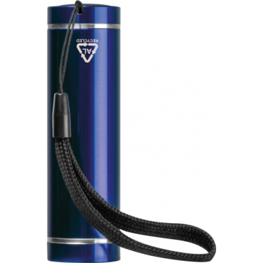 Logo trade promotional merchandise photo of: Recycled flashlight Utrecht