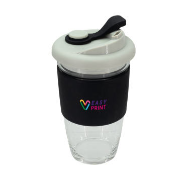 Logotrade promotional items photo of: Glass coffee cup 424 ml