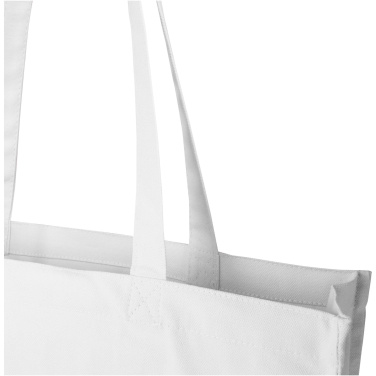 Logo trade corporate gifts picture of: Florida 270 g/m² GRS recycled gusset tote bag 14L