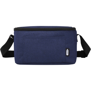 Logo trade promotional products image of: Tundra 6-can GRS RPET cooler bag 5L