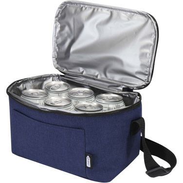 Logotrade promotional gift image of: Tundra 6-can GRS RPET cooler bag 5L