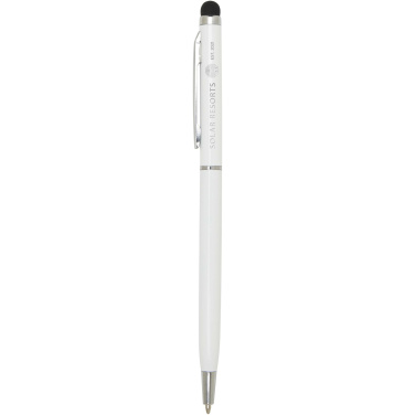 Logo trade promotional merchandise photo of: Ore aluminium ballpoint pen with stylus
