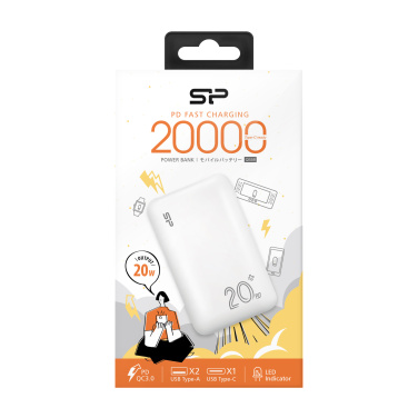 Logo trade promotional item photo of: Power bank Silicon Power QS58 20000 mAh