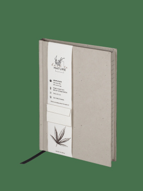 Logo trade promotional item photo of: Recycled Hemp Notebook 209734300