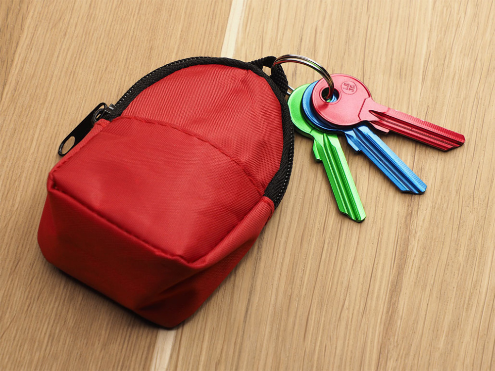 Logo trade promotional item photo of: Keychain - Backpack 143412000