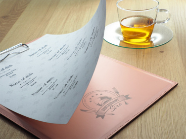 Logo trade promotional merchandise image of: Clipboard menu 1027094
