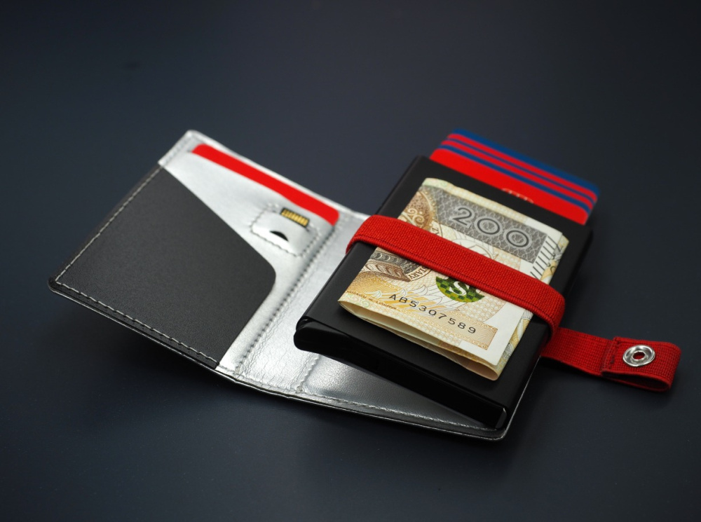 Logo trade advertising products image of: RFID wallet 1230119