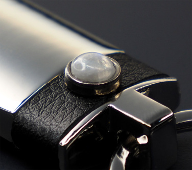 Logotrade promotional merchandise image of: Moonstone Keyring 1295095