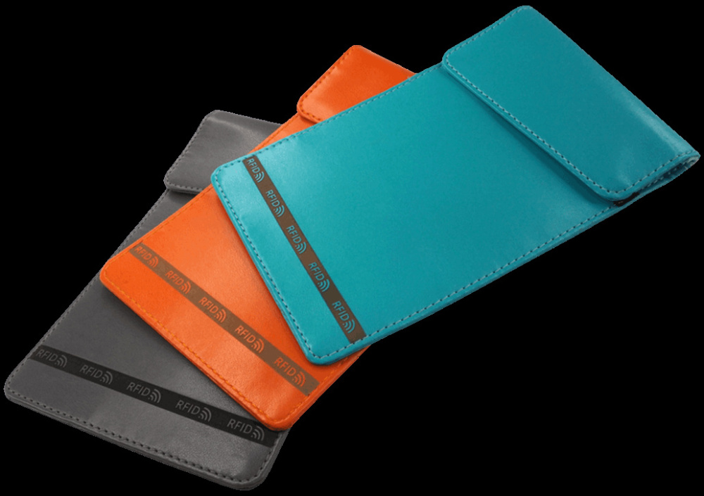 Logo trade business gifts image of: RFID Signal Blocking case 1164119