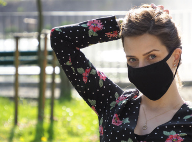 Logotrade promotional merchandise photo of: MARS cotton mask (size M) 1379165