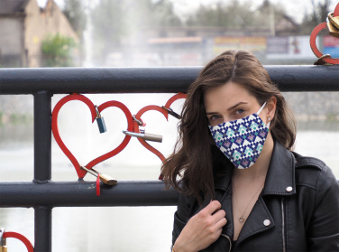 Logo trade promotional item photo of: VENUS cotton face mask 1377165