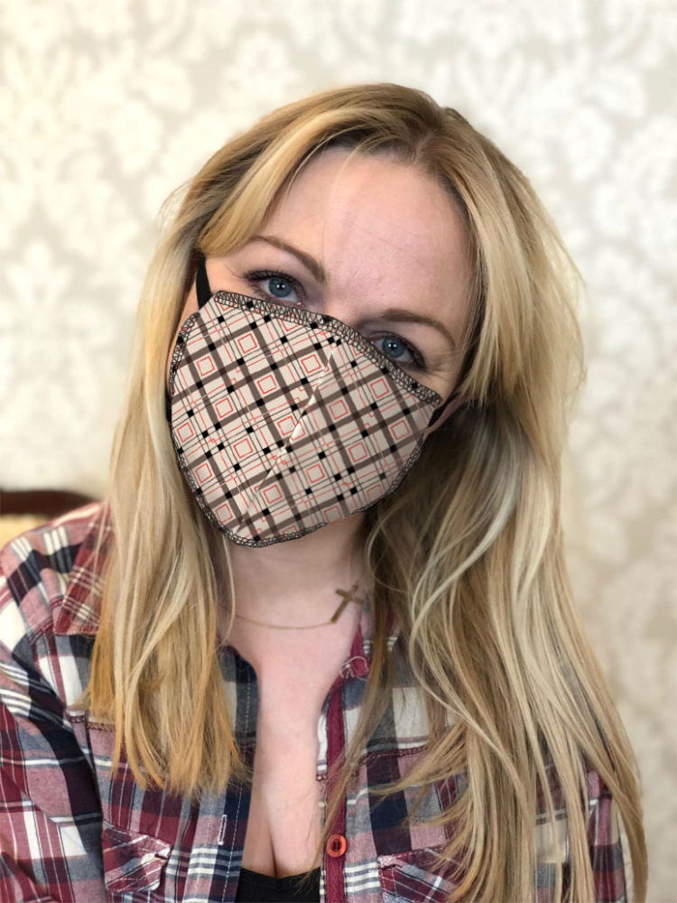 Logo trade promotional products image of: ZEFIR cotton face mask 1400165