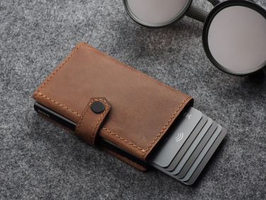 Logo trade corporate gifts picture of: RFID wallet - Hunter Leather 2109284