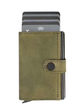 Logo trade promotional items picture of: RFID wallet - Hunter Leather 2109284