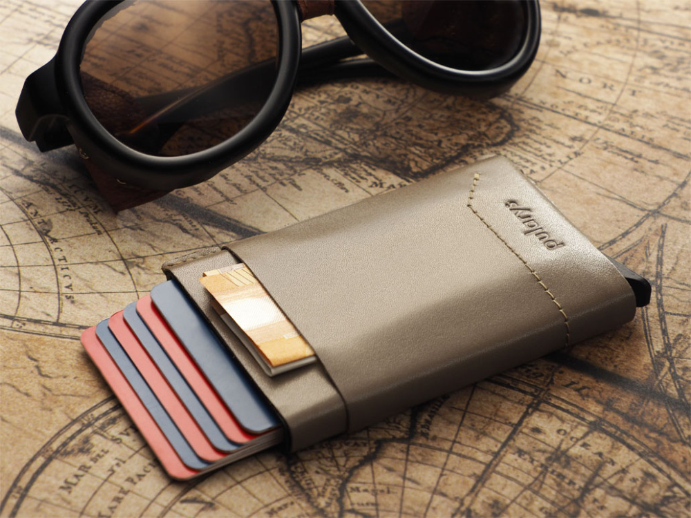 Logo trade promotional giveaways image of: RFID wallet 593131