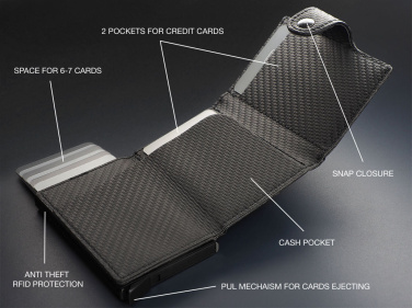Logo trade promotional merchandise picture of: RFID wallet 1453110