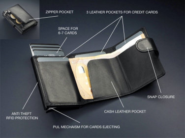 Logo trade advertising product photo of: RFID wallet 1237131