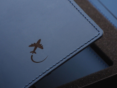 Logo trade corporate gifts image of: Passport case 2148094