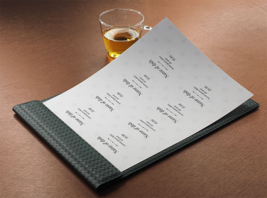 Logo trade promotional merchandise picture of: Menu cover 1241239