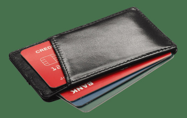 Logo trade corporate gifts image of: Credit card holder 215067