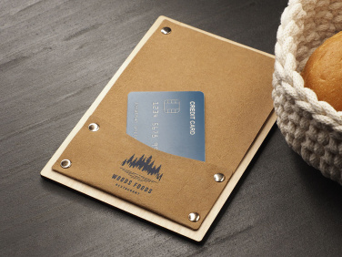 Logo trade promotional giveaways image of: Bill holder 1053121