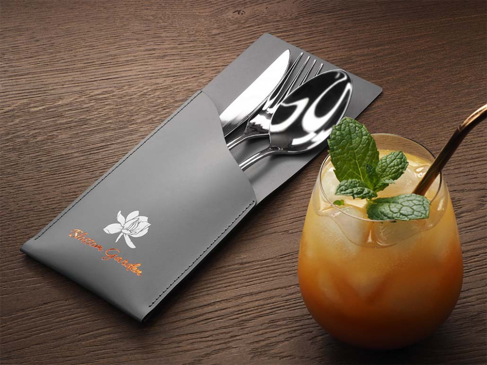 Logo trade promotional items image of: Cutlery case 1598094