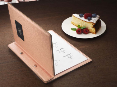 Logo trade promotional products image of: Menu cover 1087281