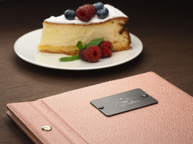 Logo trade business gift photo of: Menu cover 1087281