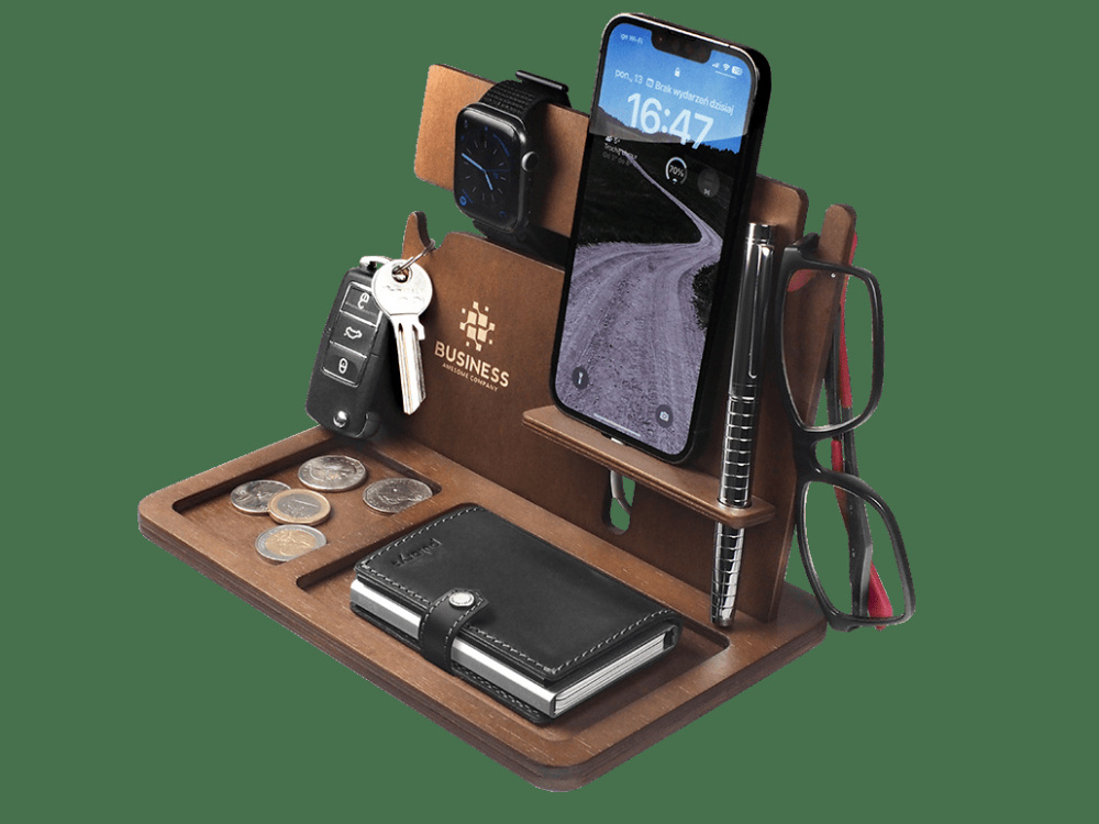 Logo trade promotional merchandise image of: Wooden organiser 2016121