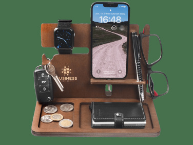 Logo trade promotional giveaways picture of: Wooden organiser 2016121