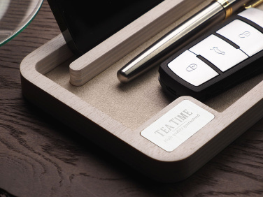 Logo trade promotional item photo of: Wooden desk organiser 1818121